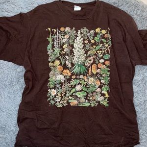 Plus Size Floral Graphic Tee.